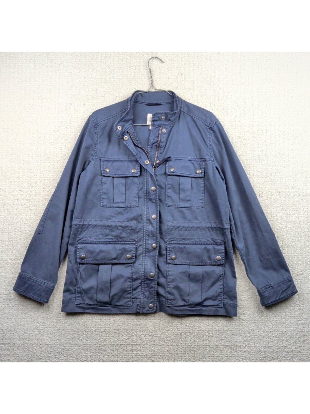 Y2K GAP Military Utility Field  Jacket Navy Blue Sz XS* Tech Pockets Workwear
